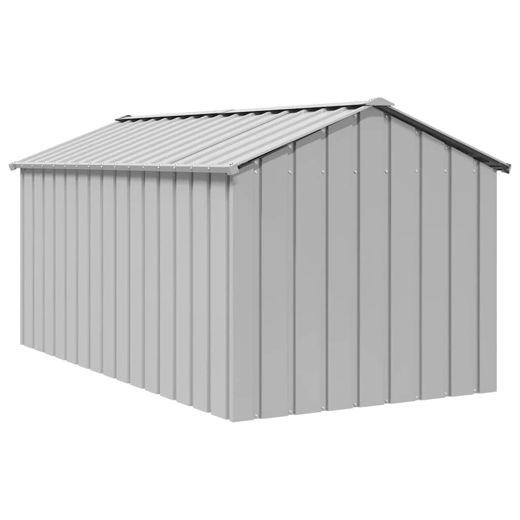 Caseta Para Perros Con Techo Acero Galvanizado 114x202x101 Cm_4