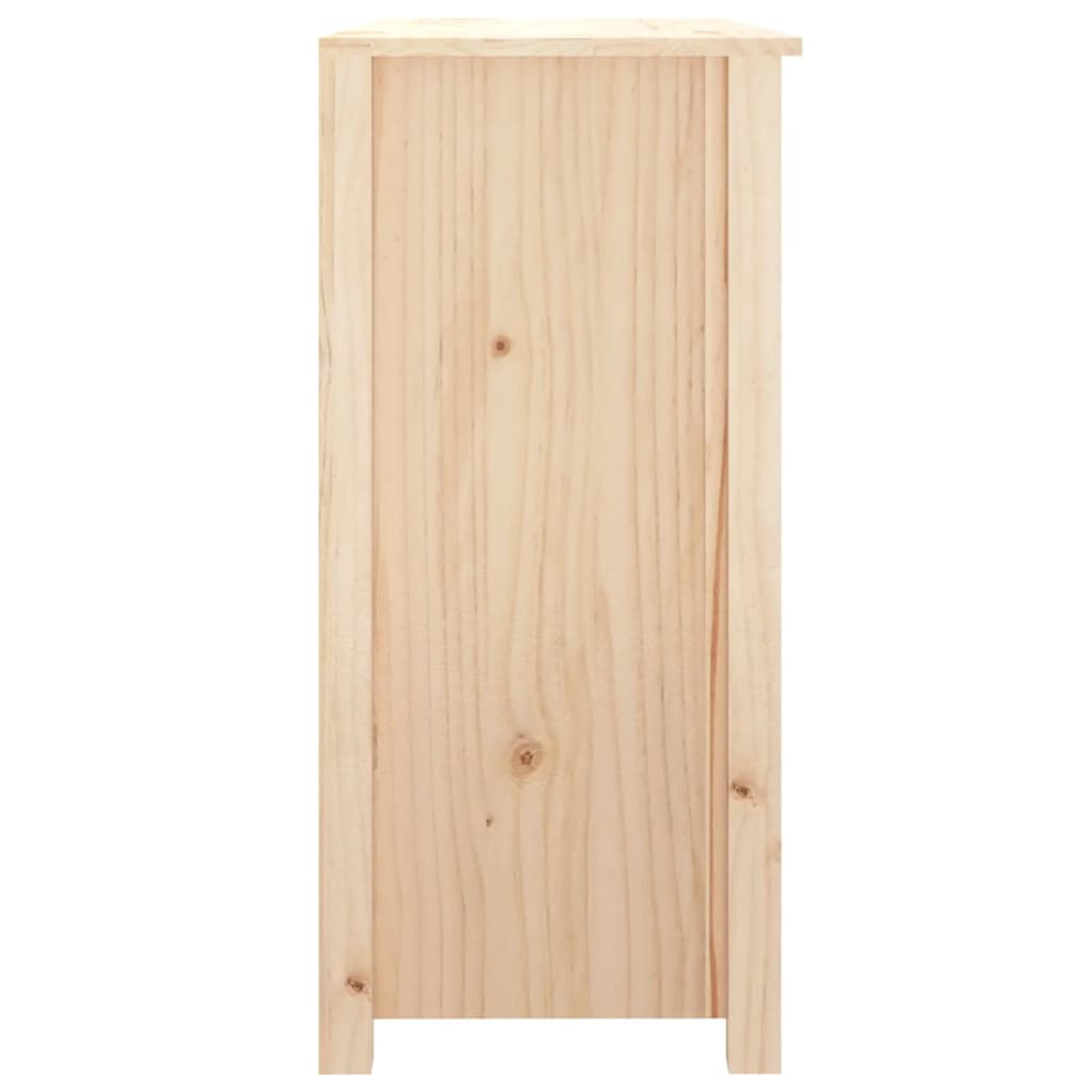 Aparador De Madera Maciza De Pino 100x35x74 Cm / Vetonek_2