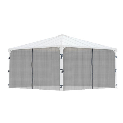 Conjunto de mosquiteiro para gazebo Martinique 5000 + Milano 4300