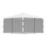 Conjunto de mosquiteiro para gazebo Martinique 5000 + Milano 4300