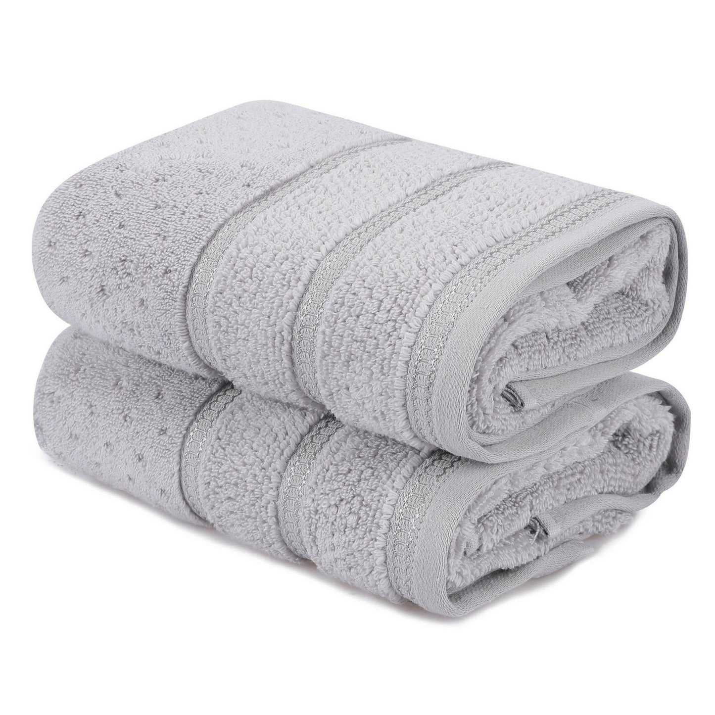 Juego De Toallas De Mano (2 Piezas) Gris_0