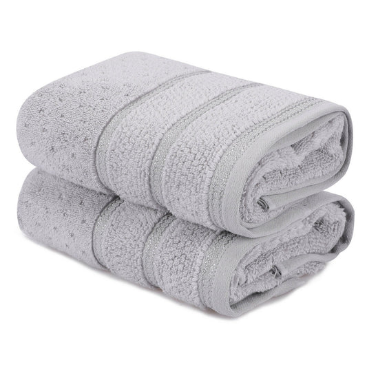 Juego De Toallas De Mano (2 Piezas) Gris_0