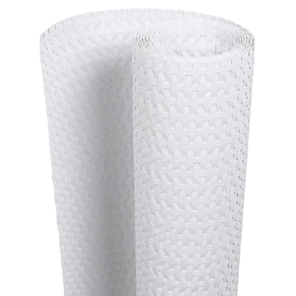 Toldo Para Balcón Ratán Sintético Blanco 600x80 Cm / Vetonek_1