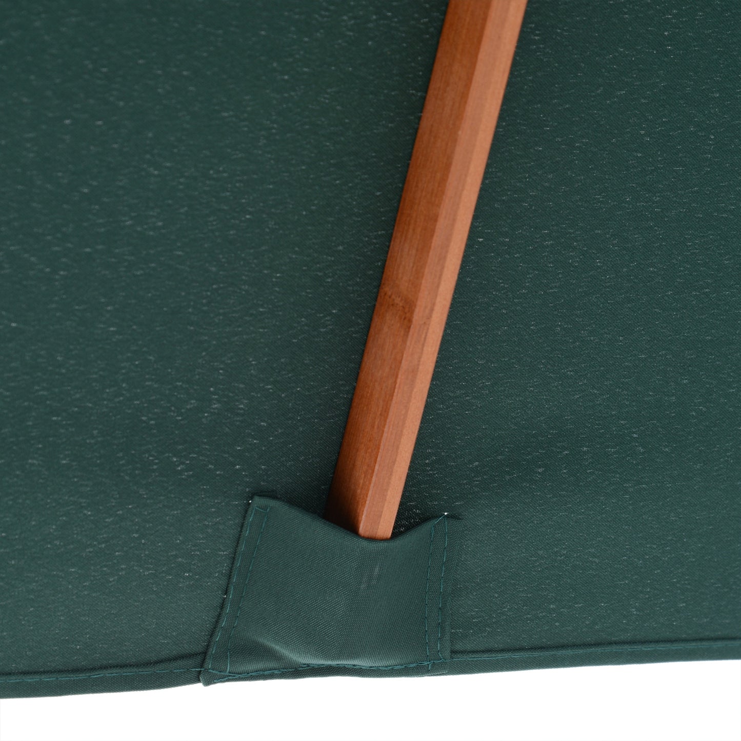 Outsunny Sombrilla De Jardín 200x150x235 Cm Inclinable Con Doble Techo Verde_3