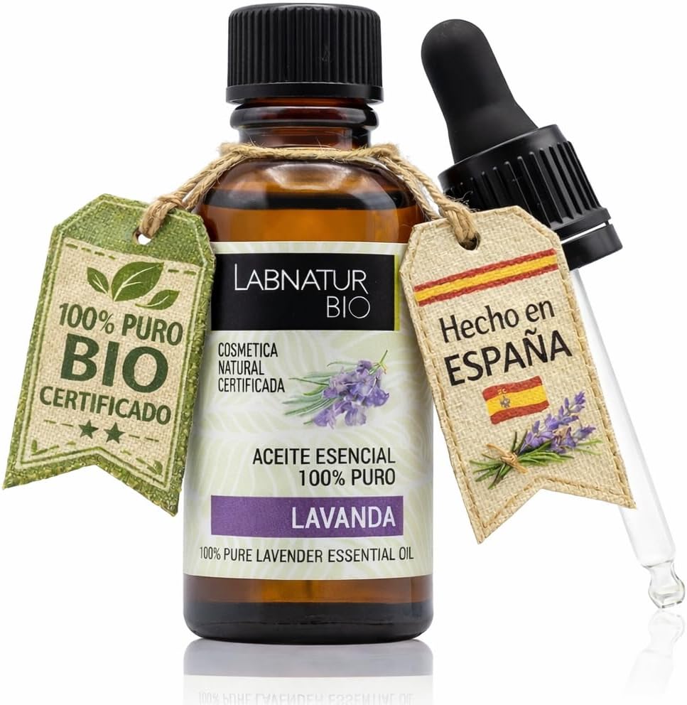 Aceite de Lavanda 100% Puro | Calmante y Relajante Natural | Equilibrante Piel y Cabello | Aromaterapia y Cuidado Facial_0