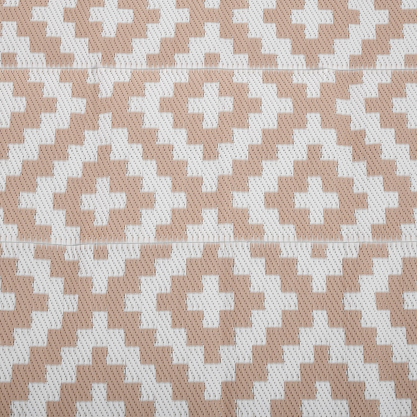 Outsunny Alfombra De Exterior 182x274 Cm Con Patrón Geométrico De Rombos_4