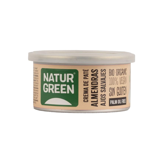 Creme de Paté de Amêndoa e Alho Selvagem Naturgreen 130 g