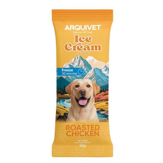 Arquivet Gelado de Frango Assado para cães 50 g