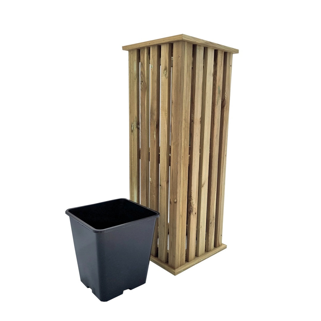 Jardinera Vertical Talia Planter 32,5x32,5x85 Cm Nortene_3