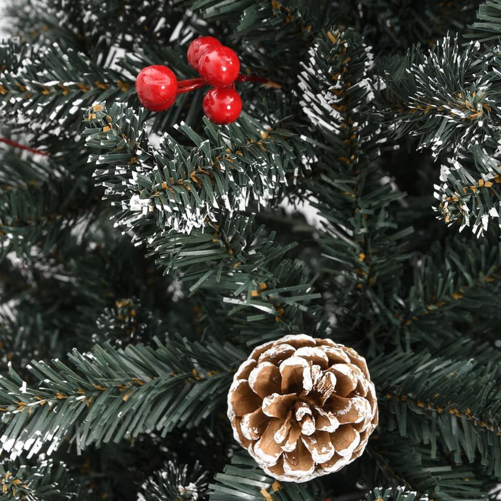 Vidaxl Árbol De Navidad Artificial Con Soporte Pvc Verde 120 Cm_4
