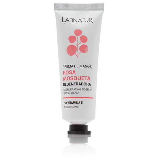 Crema de Manos de Rosa Mosqueta Labnatur 50 ml | Avellanas, Karité y Urea | Hidratación y Regeneración | Vegano_0