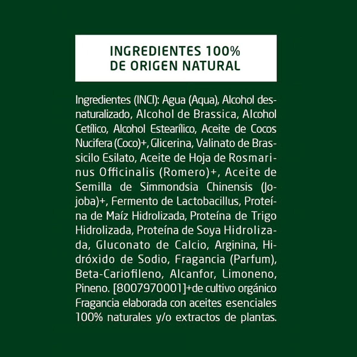 Champú Revitalizante de Romero 250ml