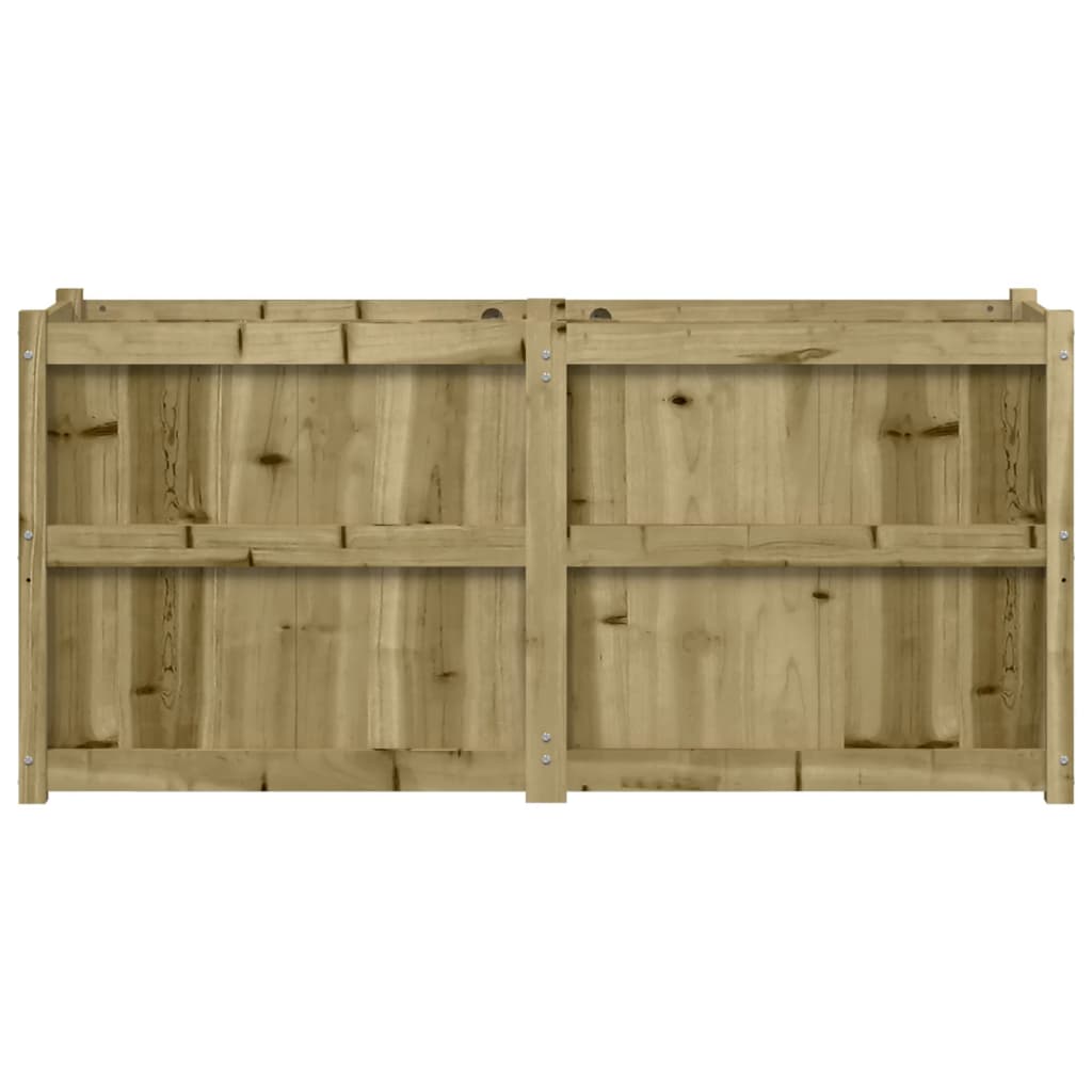 Jardinera De Madera De Pino Impregnada 150x50x70 Cm_4
