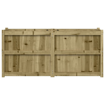 Jardinera De Madera De Pino Impregnada 150x50x70 Cm_4