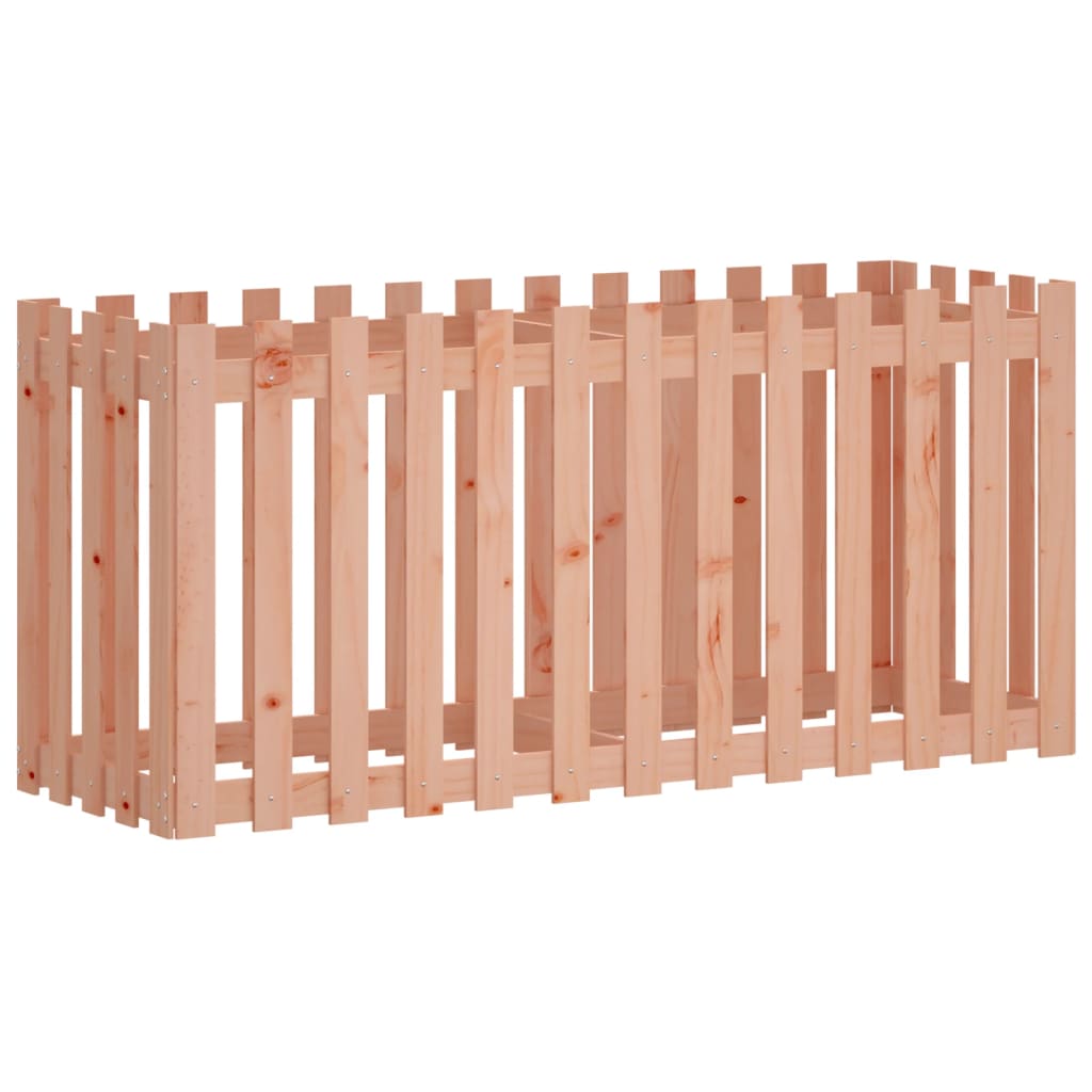Arriate Elevado Jardín Valla Madera Maciza Douglas 150x50x70 Cm_0