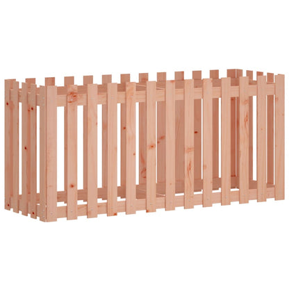 Arriate Elevado Jardín Valla Madera Maciza Douglas 150x50x70 Cm_0