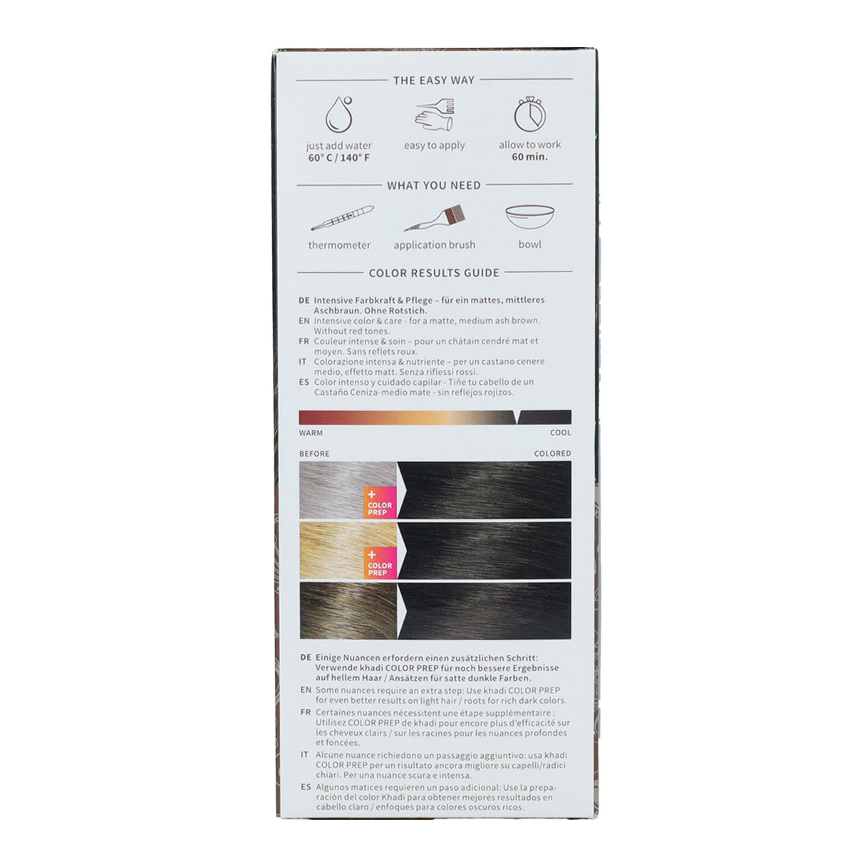 Khadi Ash Brown Tintura Natural 100g