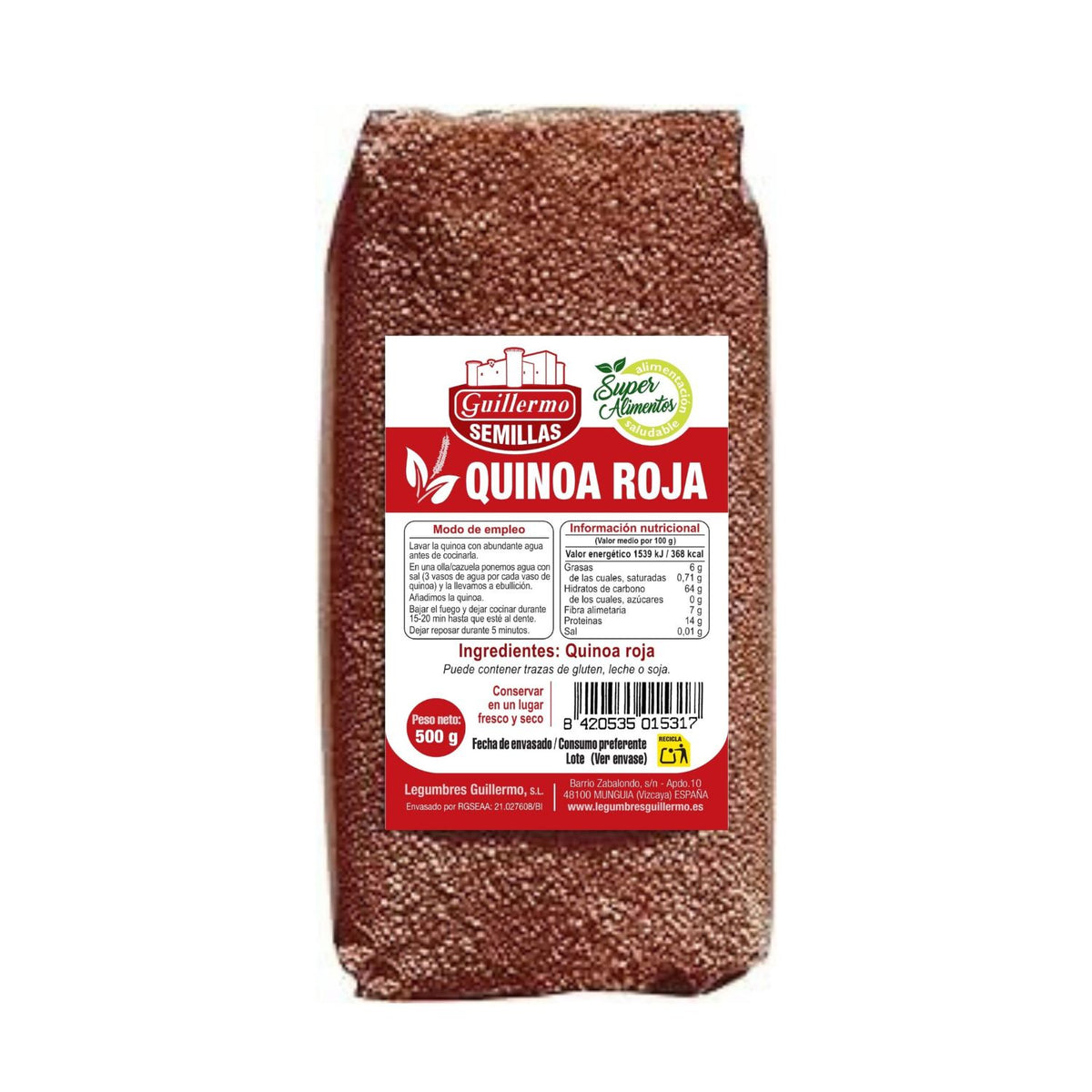 Quinoa Roja - 500 G, Paquete_0