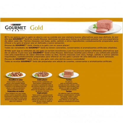 Embalagem sortida de mousses GOURMET GOLD (24x85g)