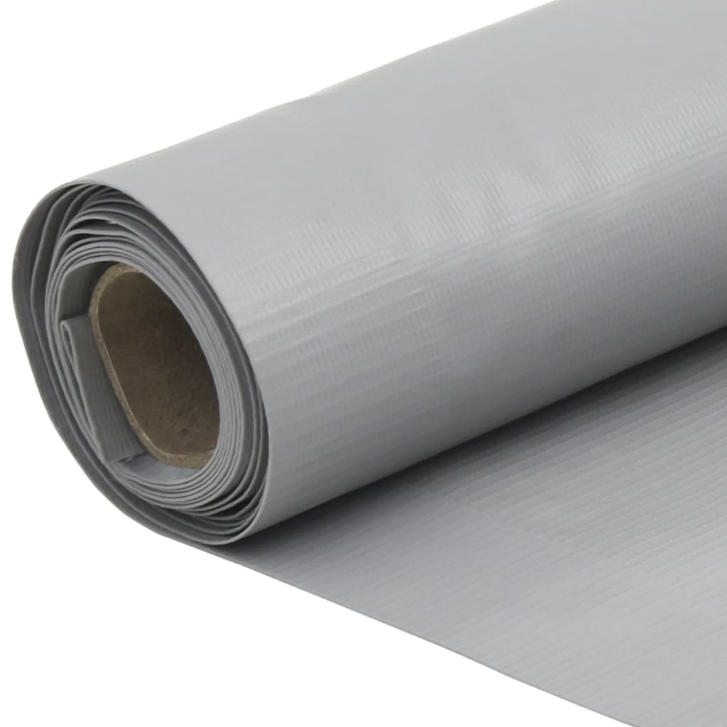 Pantalla De Privacidad De Balcón Pvc Gris 1000x75 Cm / Vetonek_4