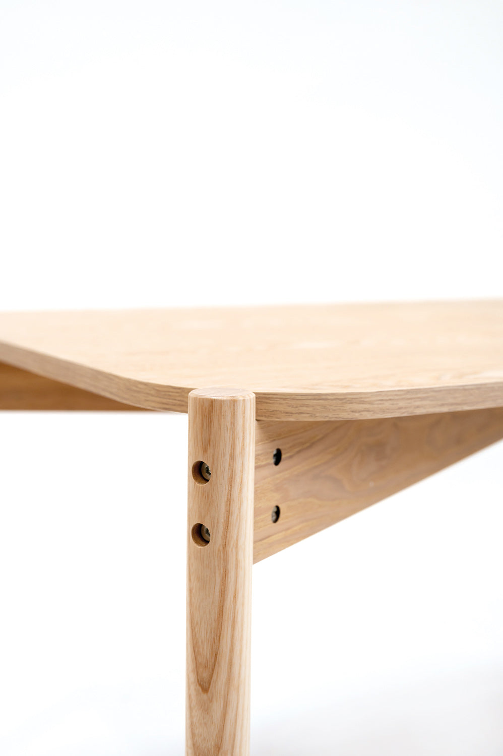 Mesa De Centro Rectangular Escandinava Para Salón Madera De Pino Beige 90x45x48cm- Muebles De Salón_4