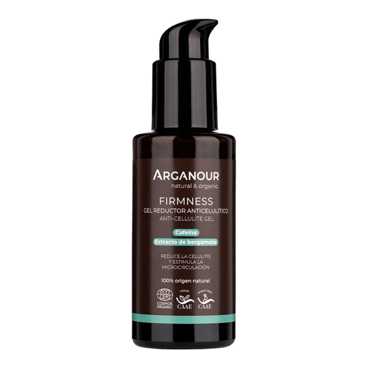 Gel redutor anticelulítico firmeza 100ml Arganour
