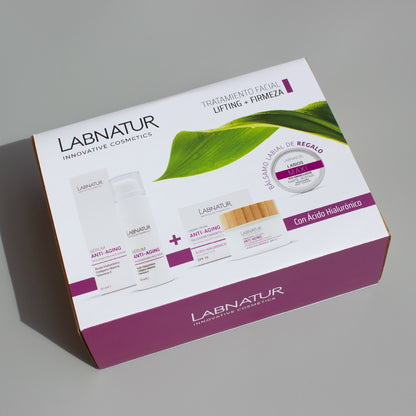 Pack Lifting + Firmeza Labnatur | Sérum y Crema Facial + Bálsamo Voluminizador de Regalo | Ácido Hialurónico_2