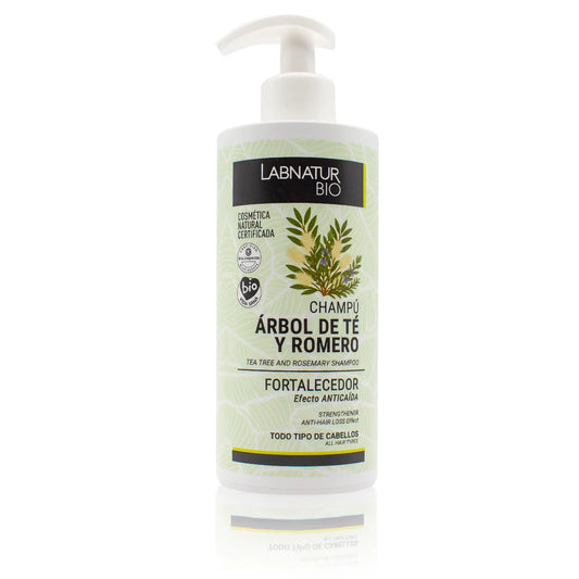 Champú Árbol De Té Y Romero Labnatur Bio | Limpieza Purificante Y Equilibrio Capilar | Cuero Cabelludo Graso | Frescor Y_0