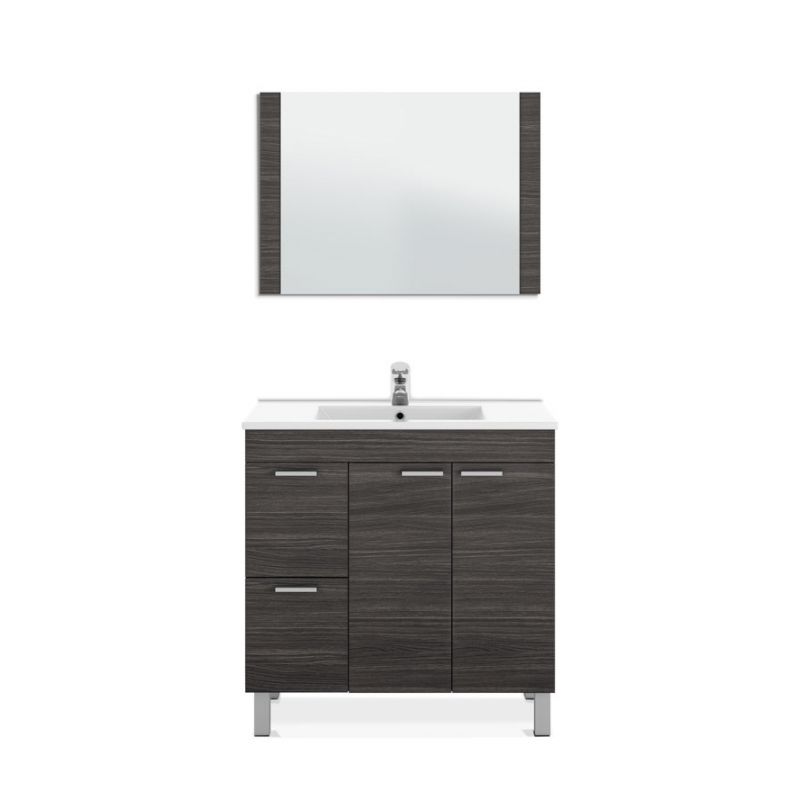 Mueble Aktiva 2 Puertas 2 Cajones 1 Espejo Ancho 80_3