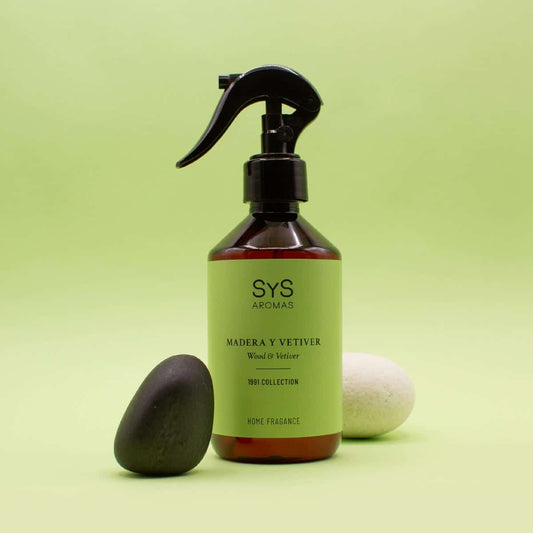 Ambientador Pulverizador Madera y Vetiver | Aroma Amaderado y Cítrico | Fragancia Cálida y Elegante para el Hogar_0