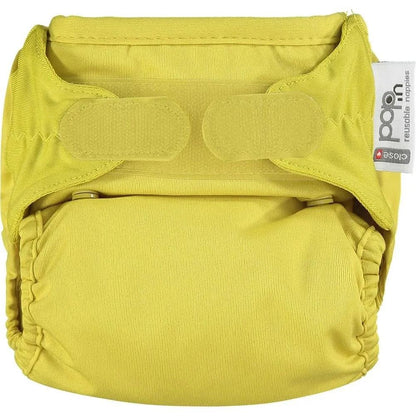 Fralda de pano de bambu pop-in de mostarda Celery Close