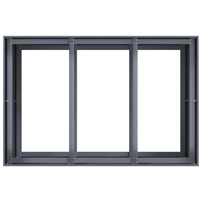 Jardinera Acero Gris Antracita 120x80x80 Cm_4