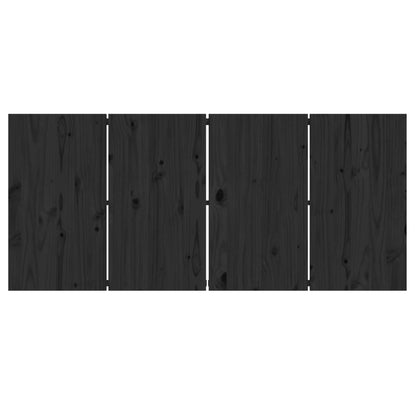 Mesa Alta De Bar Madera Maciza De Pino Negra 180x80x110 Cm_3