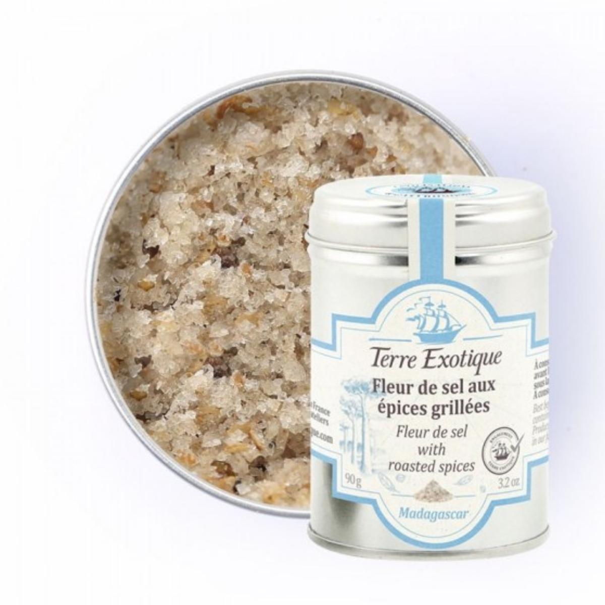 Flor de sal aromatizada com especiarias torradas Terre Exotíque 90g