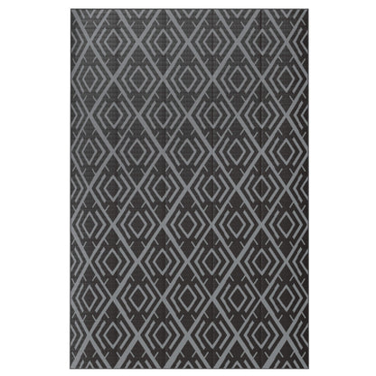 Outsunny Alfombra De Exterior 182x274 Cm Con Patrón Geométrico De Rombos_0