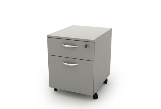 Cajonera Movil Presto - Venere 2 Cajones Gris._0