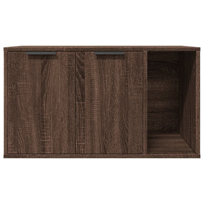 Vidaxl Mueble Arenero Para Gatos Madera Ingeniería Marrón 80x50x45 Cm_4