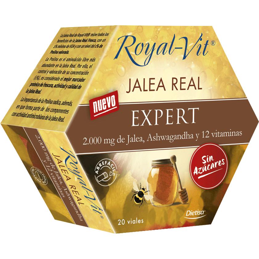 Royal Jelly Expert Ashwagandha e 12 vitaminas Royal Vit 20 frascos