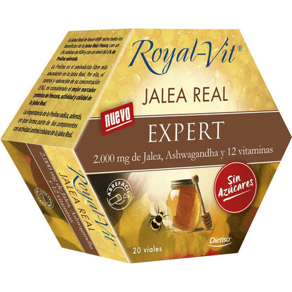 Royal Jelly Expert Ashwagandha e 12 vitaminas Royal Vit 20 frascos