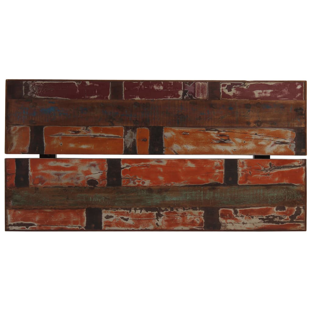 Mesa De Bar De Madera Maciza Reciclada Multicolor 150x70x107 Cm_1