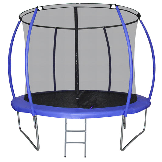 Homcom Trampolín De Exterior Multiuso Con Red Seguridad Y Escalera Carga 100kg_0