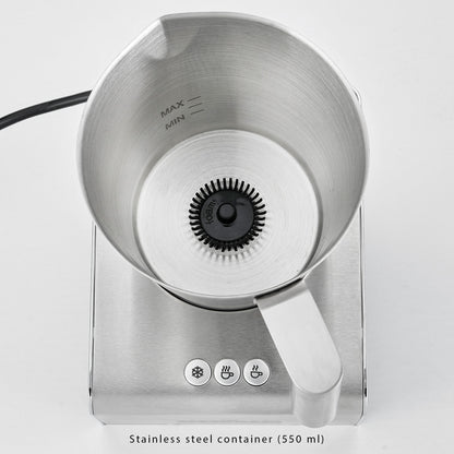 Espumador De Leche Automático, Acero Inoxidable, Calentamiento Integrado, Adecuado Chocolate Proficook Pc-ms1032, Plata_3
