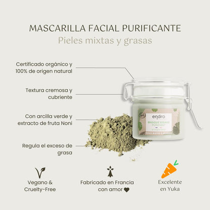 Máscara Facial Purificante Aneto - 100 ml