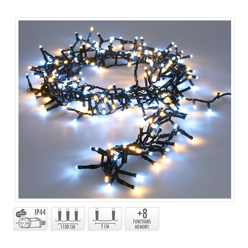 Guirnalda Snake Luz Fría Y Cálida - 11 M - 560 Led_0