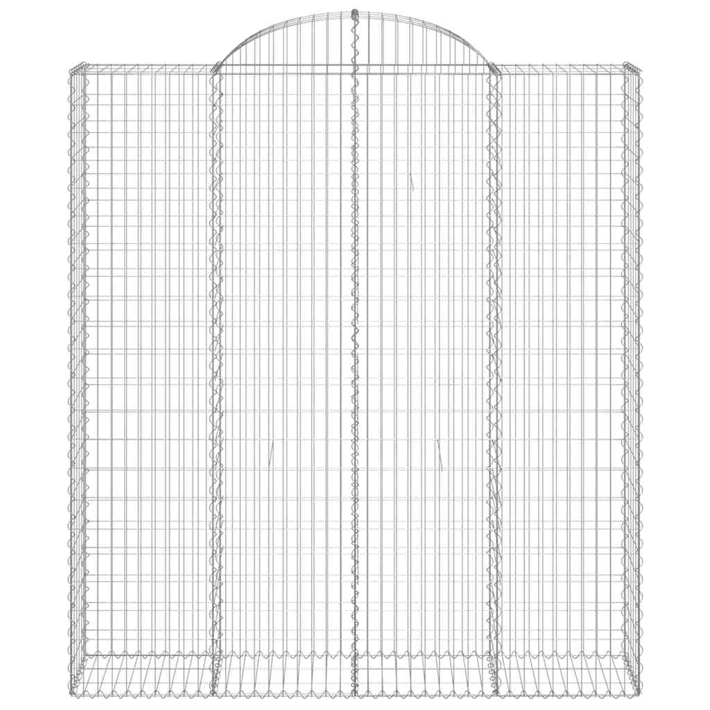 Cestas De Gaviones 20 Uds Forma De Arco Hierro 200x50x220/240cm_3