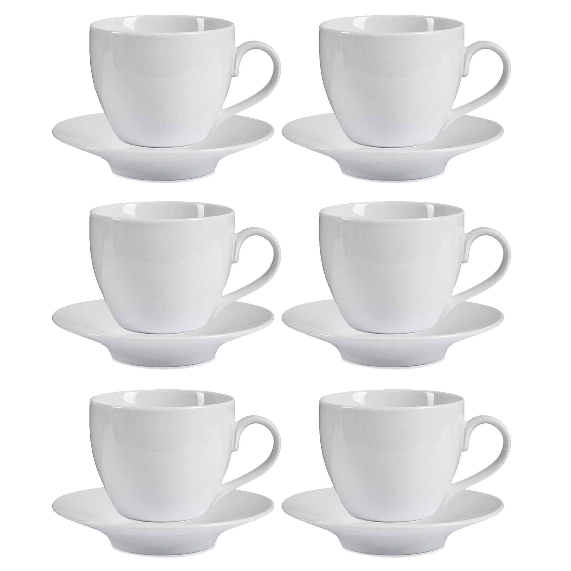 Set 6 Tazas Y Soporte 420ml Blanco Colección Vessia_0