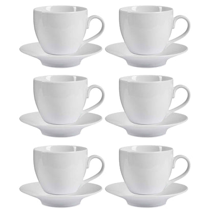 Set 6 Tazas Y Soporte 420ml Blanco Colección Vessia_0