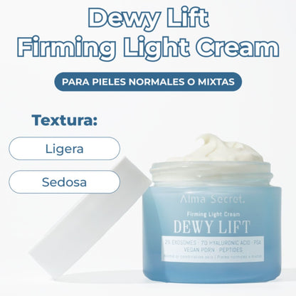 CREMA DÍA REAFIRMANTE DEWY LIFT LIGHT - PIEL NORMAL-MIXTA CON 2% EXOSOMAS 50 ML