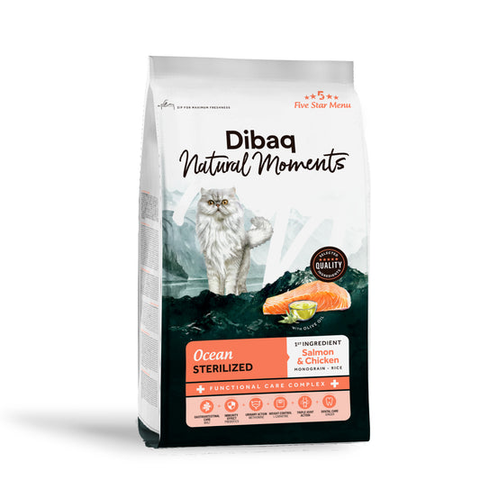 Dibaq Natural Moments 5 Star Esterilizado Salmón 6 Kg_0