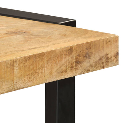 Mesa De Bar Madera Maciza De Mango Rugosa 120x40x101 Cm_3